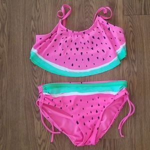 Justice girls size 16 2 piece swimsuit.